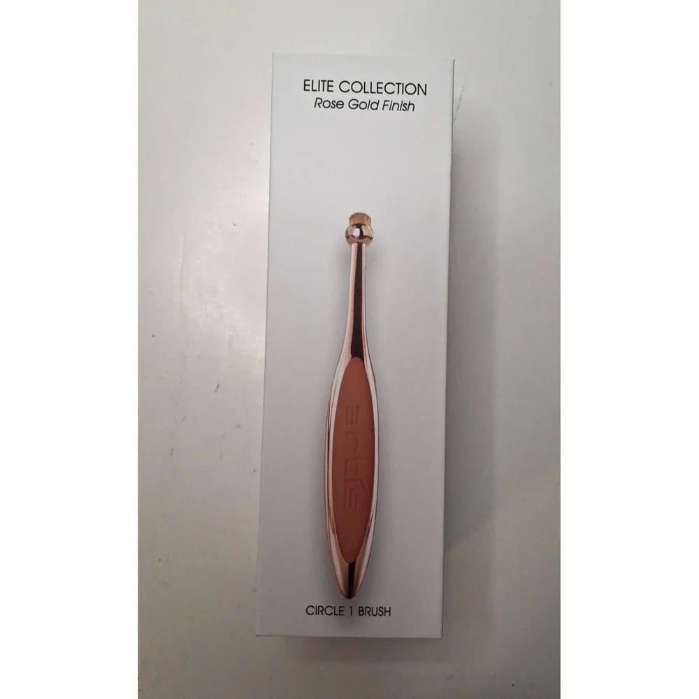 Artis Circle 1 Makeup Brush Elite Collection Rose Gold Finish Concealer Lip New